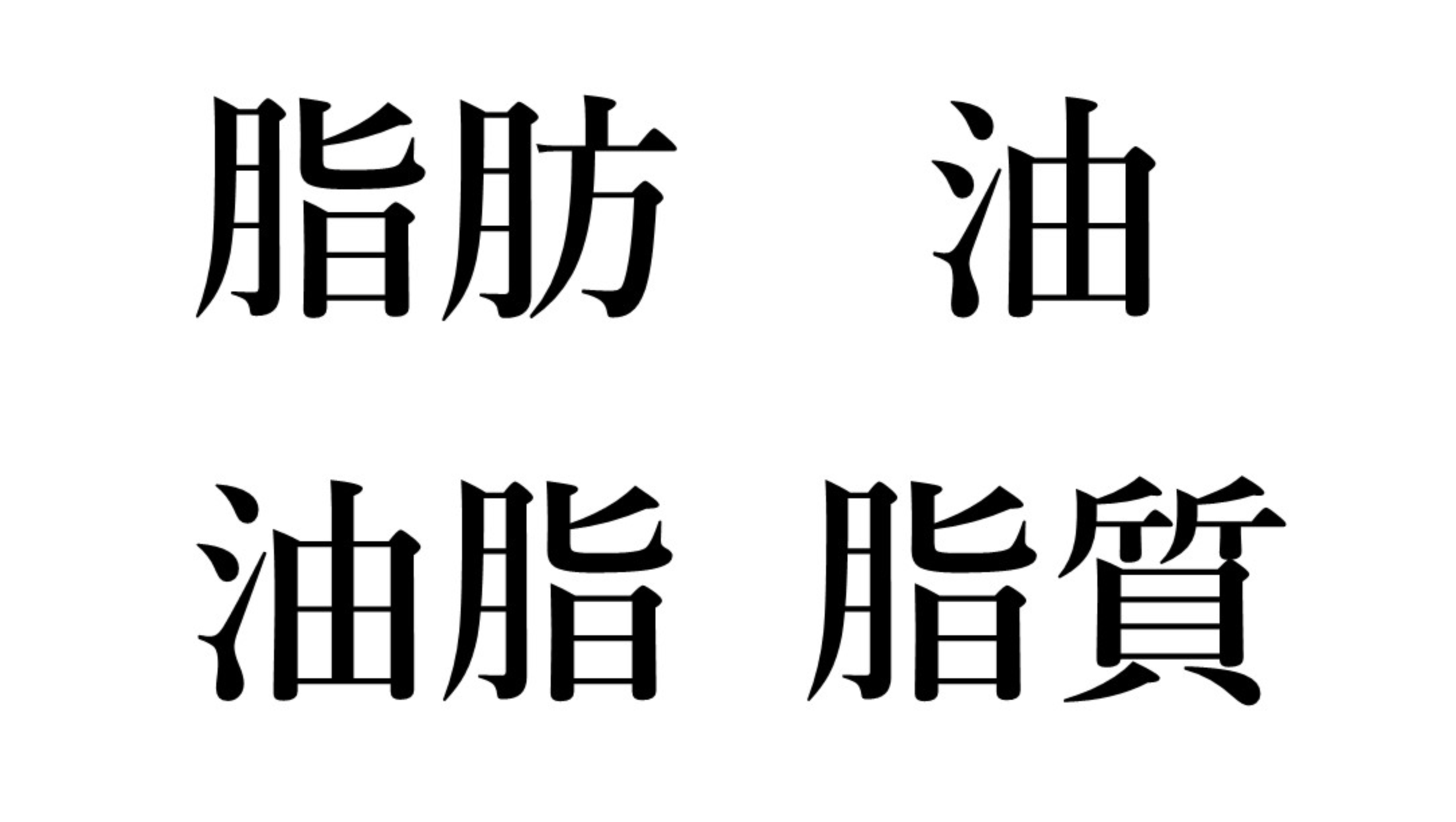 三大栄養素【 脂質 】について